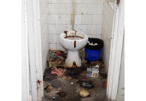 INCUBATOR DE BOLI. Invadat de boschetari, imobilul din strada Republicii 35 a fost distrus şi jefuit, devenind, la doi paşi de sediul Direcţiei de Sănătate Publică, un focar de infecţii. Oamenii străzii au transformat WC-urile în latrine, au spart chiuvetele, iar caloriferele le-au vândut, pe bani de nimic, la depozitele de fier vechi